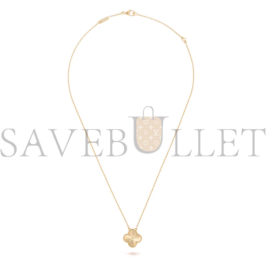 V*N CL*F arpels vintage alhambra pendant - yellow gold  vcarp4kl00